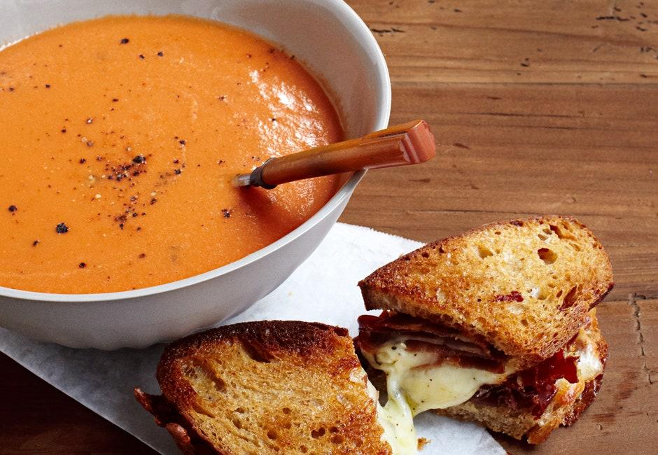 ingredients for creamy tomato soup