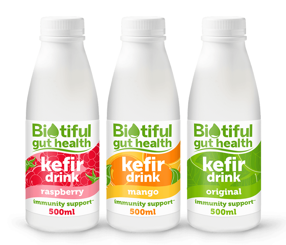 various kefir drinks