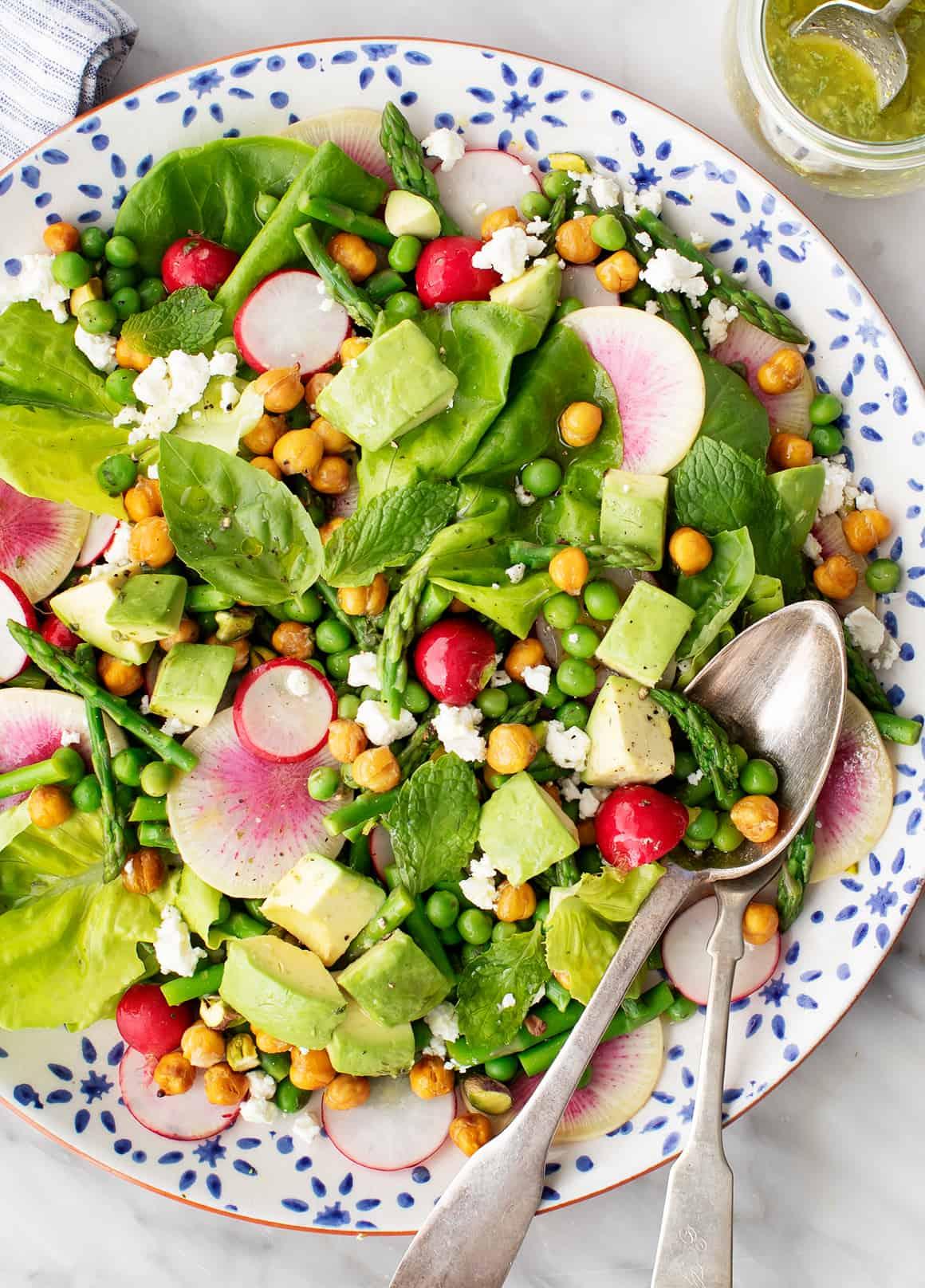 a vibrant and refreshing summer salad with fresh vegetables