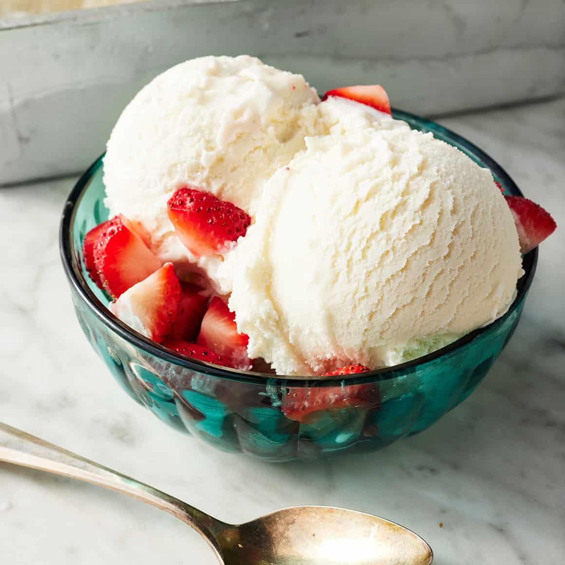 ingredients for homemade ice cream