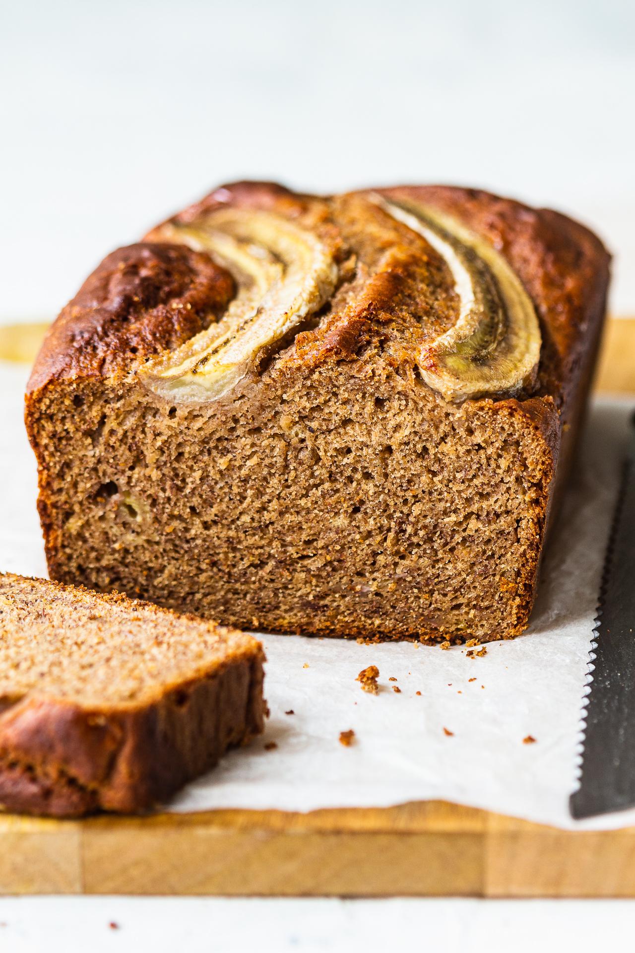 delicious oil-free banana bread