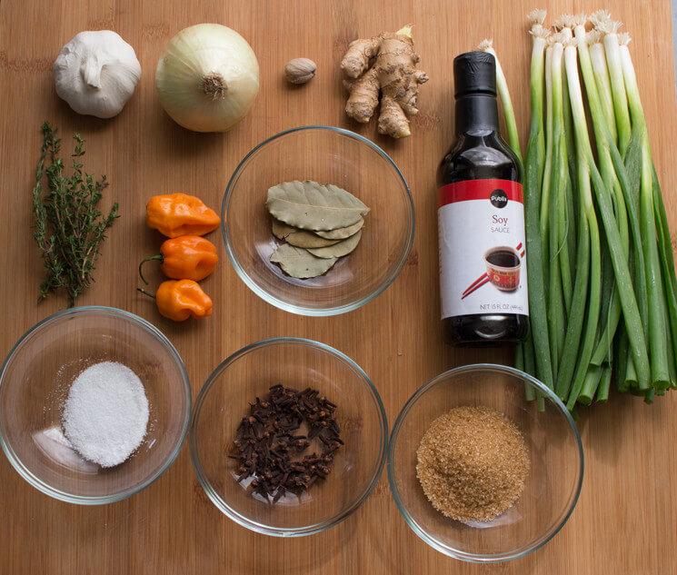 Jamaican jerk marinade ingredients