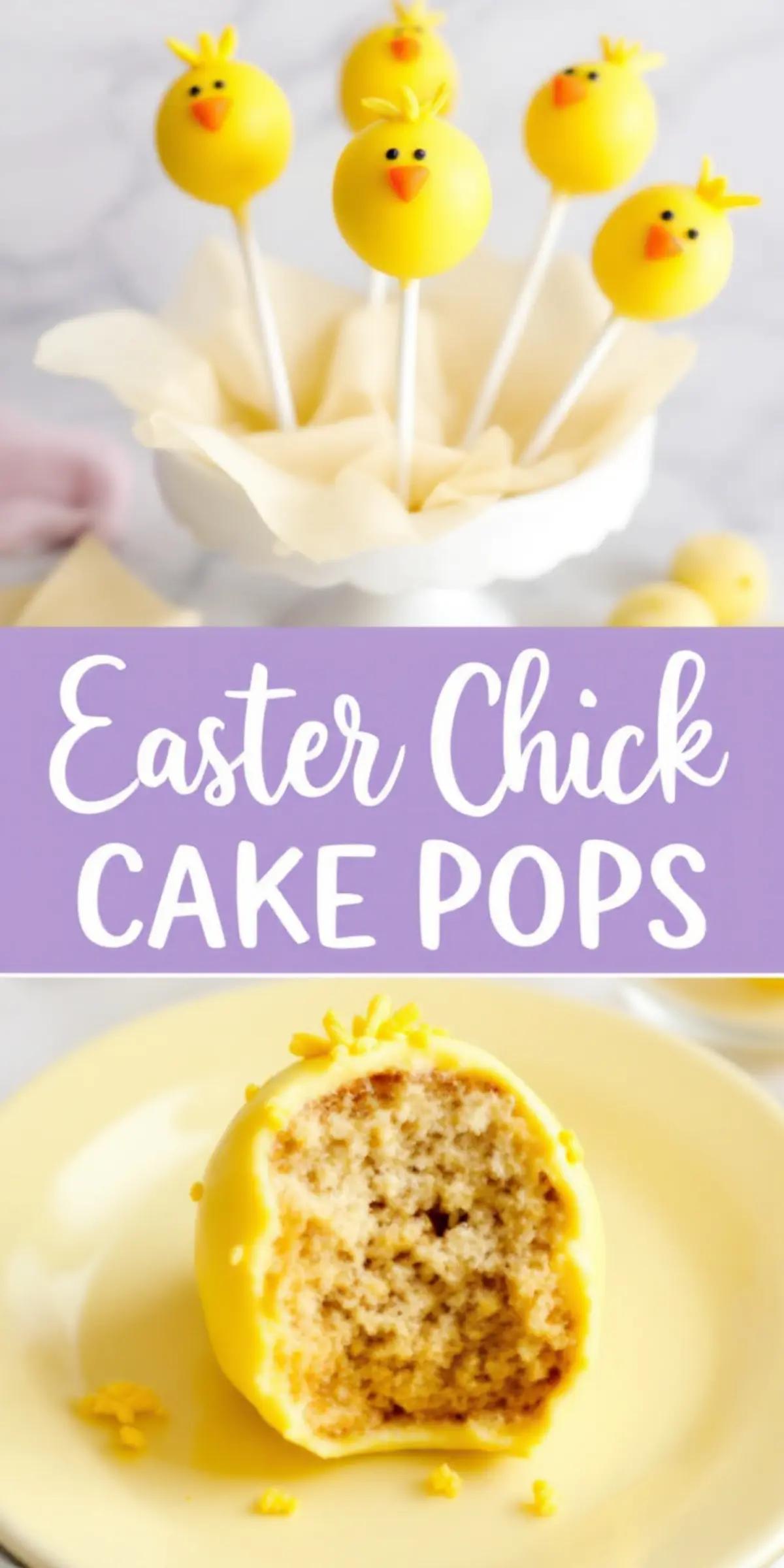 lemon thyme cake pops decorated with spring flowers