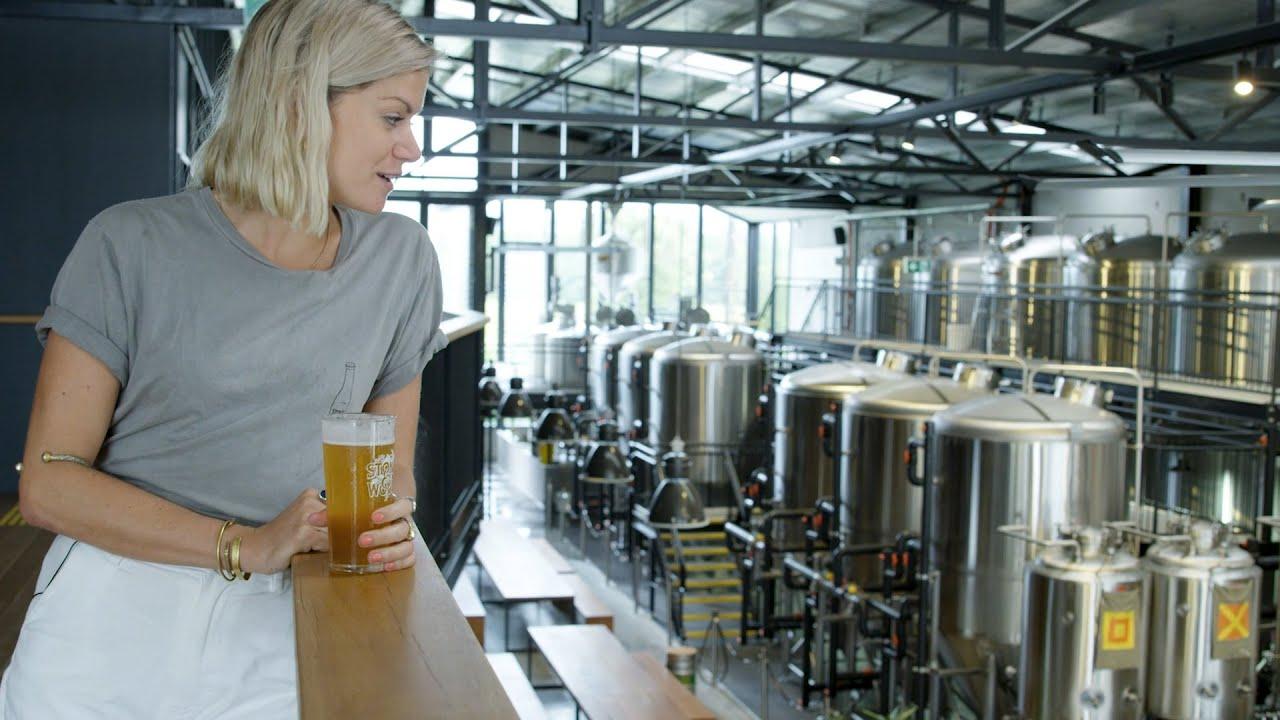 a tour of a brewery