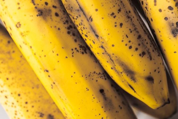 A close-up shot of ripe bananas