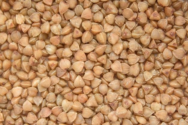 close up of buckwheat groats