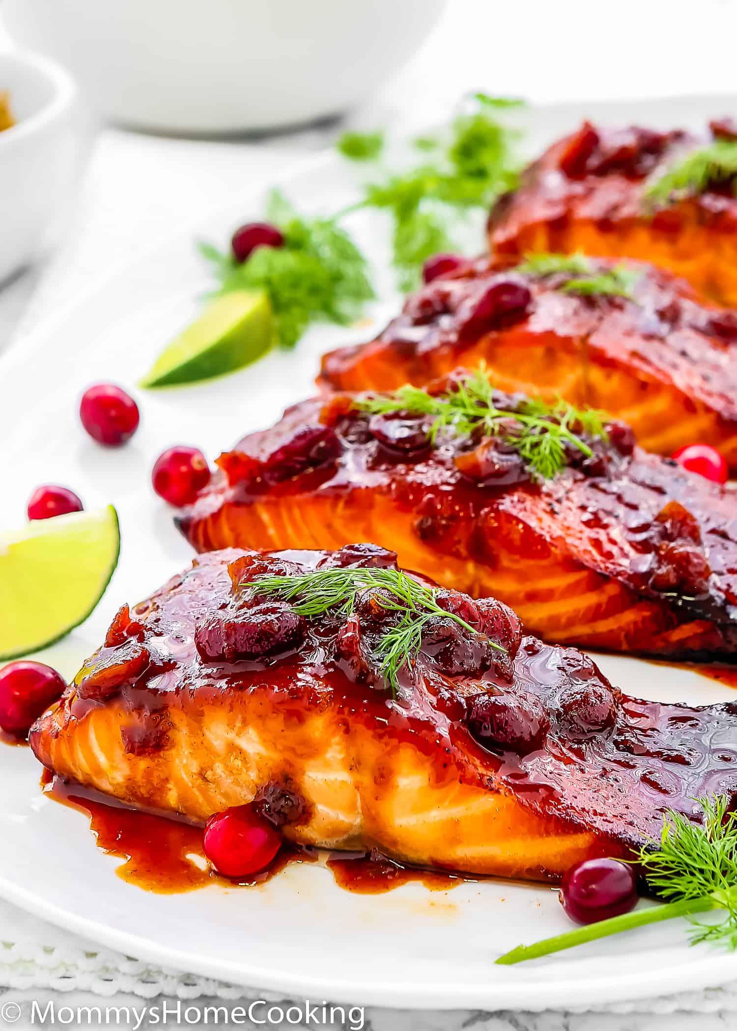 cranberry glazed salmon recipe