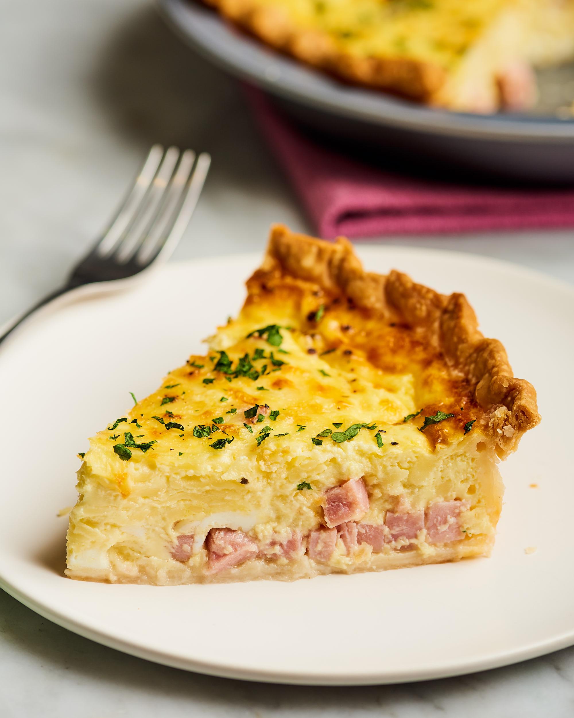 quiche with ham and cheese