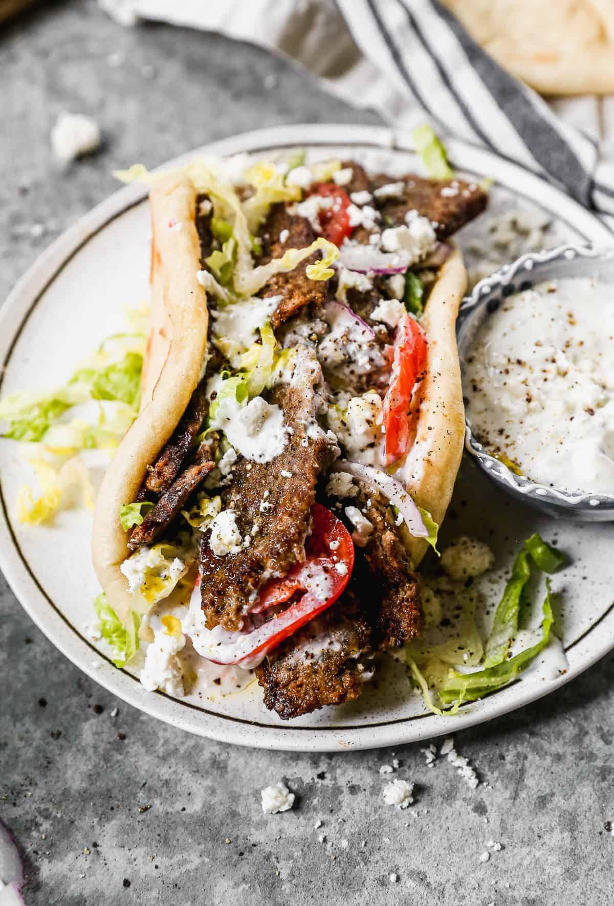 delicious homemade gyro