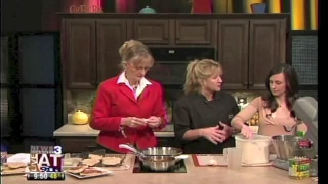 A rustic kitchen scene, showcasing the steps of making pizza fritta