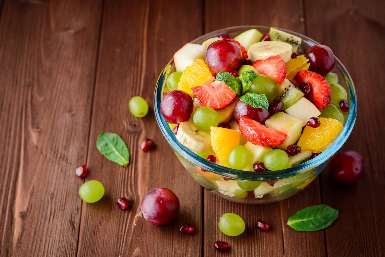 ingredients for a fruit bowl