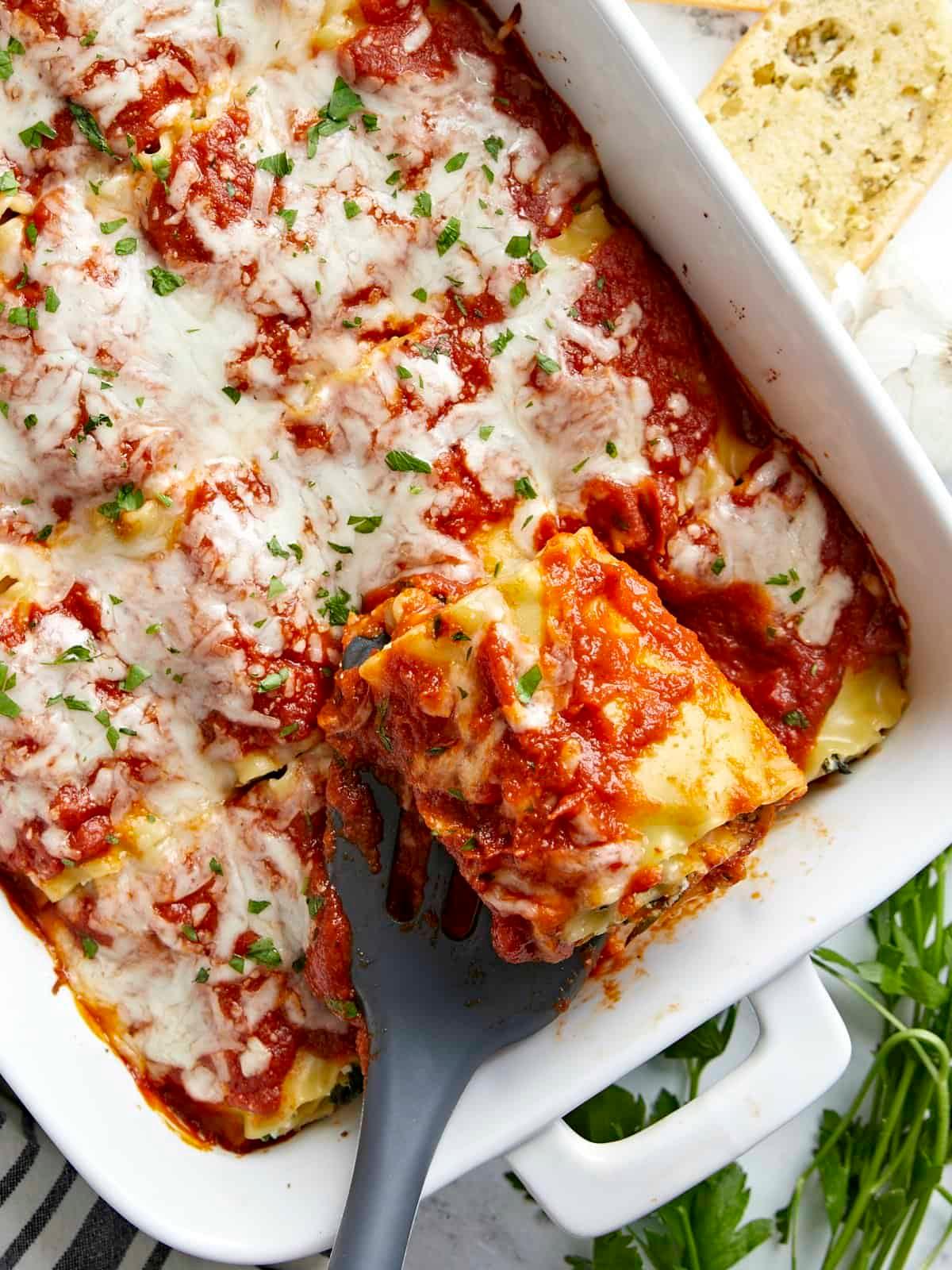lasagna roll ups casserole