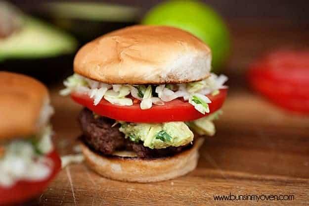 taco sliders on a wooden board