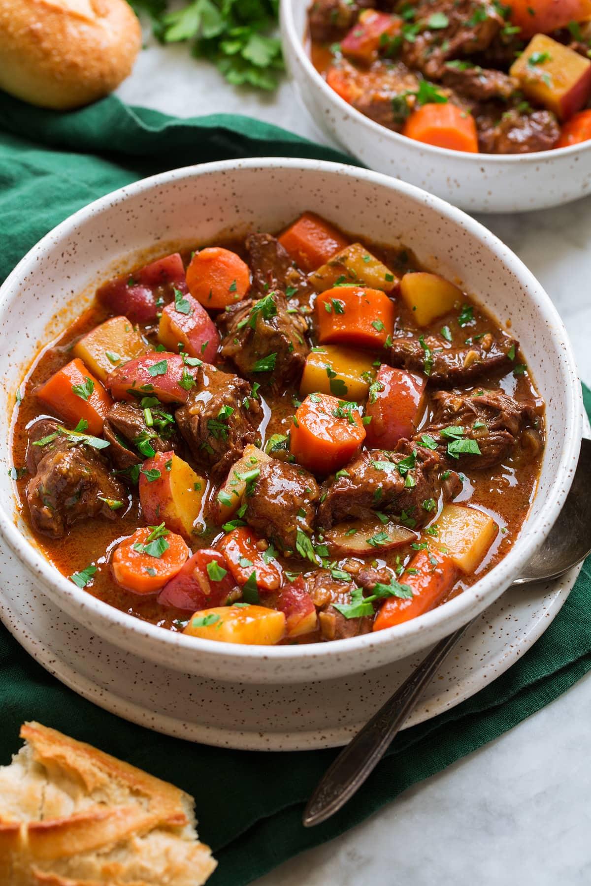 ingredients for beef stew