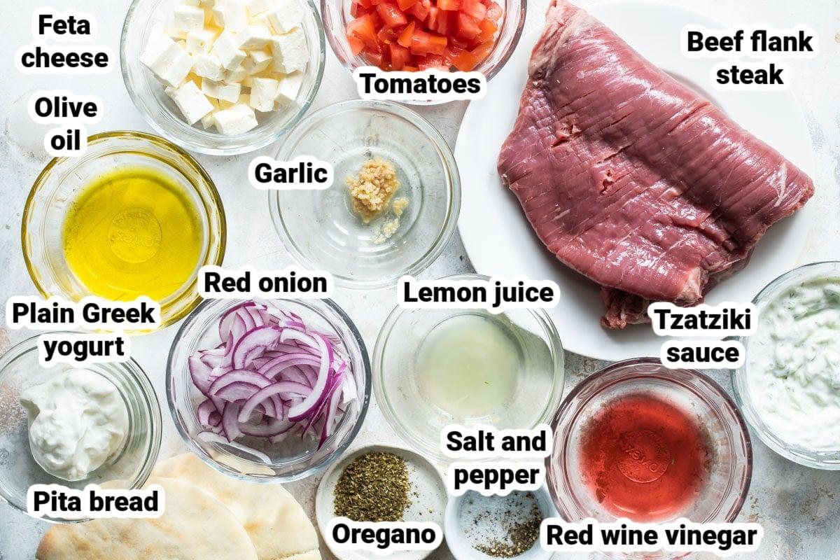 ingredients for making gyros