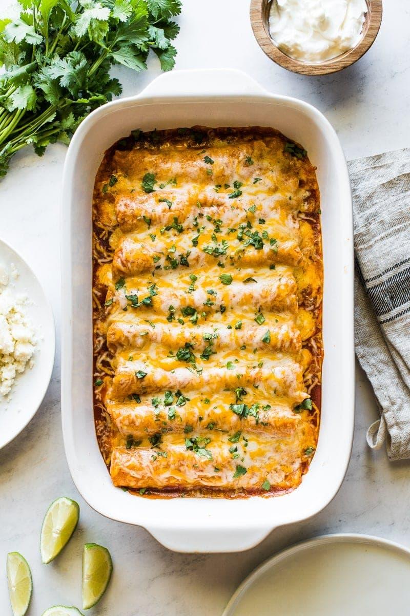 chicken enchilada filling