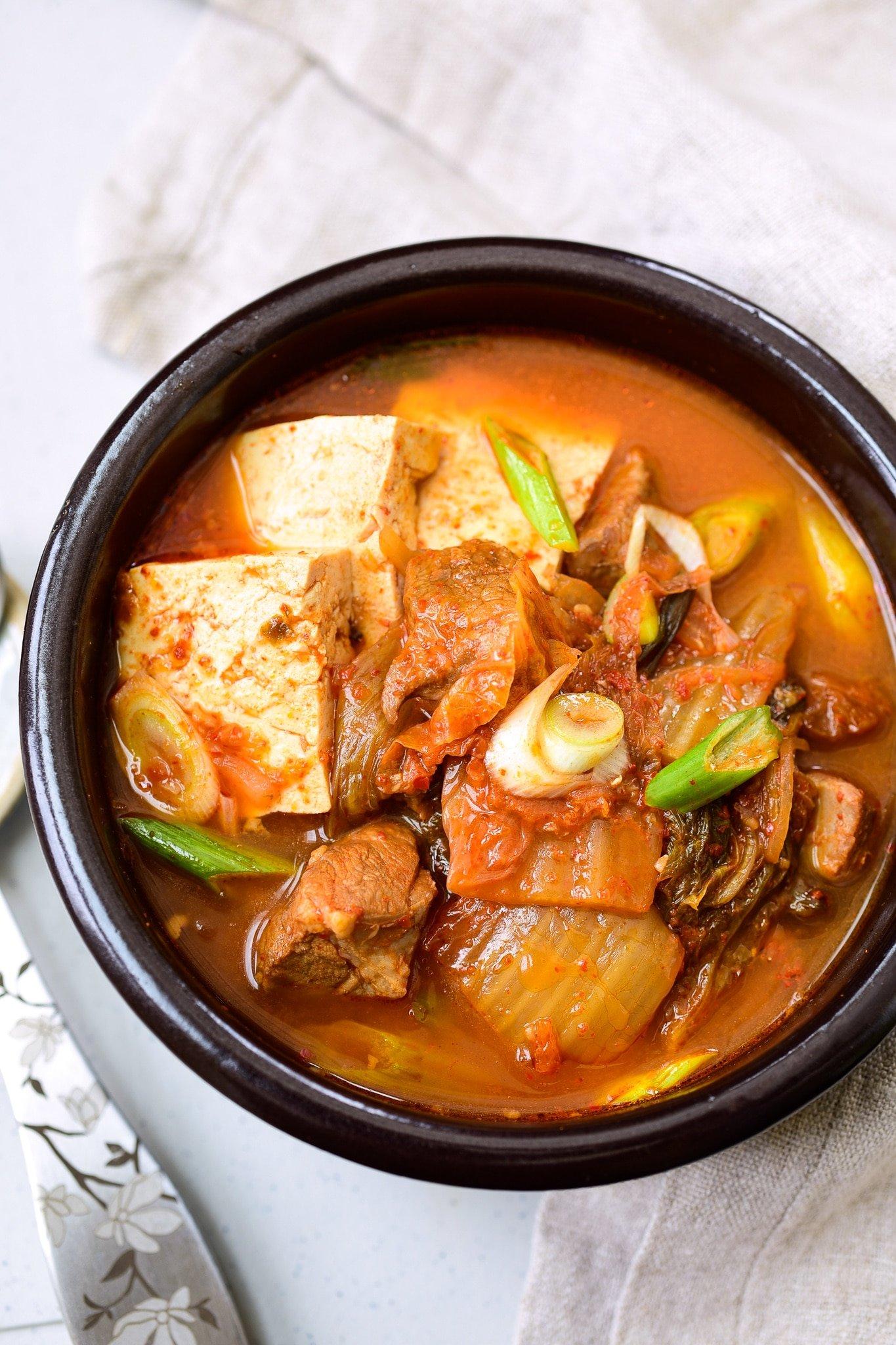 Instant Pot Korean Kimchi Stew