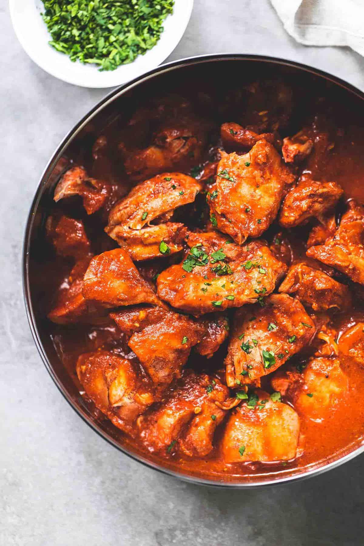 A family enjoying the Instant Pot Tikka Masala Stew together