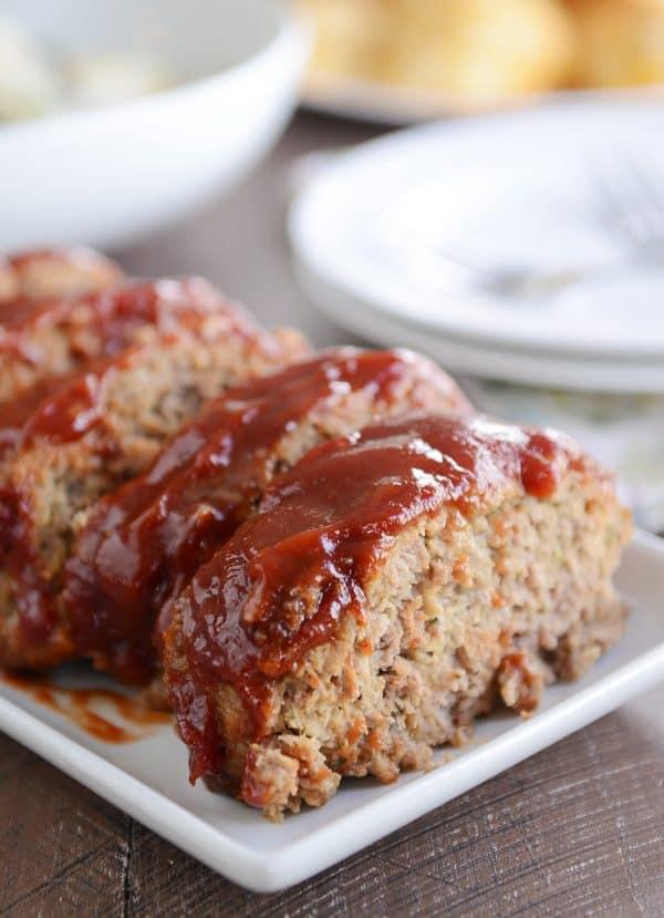 Meatloaf with toppings