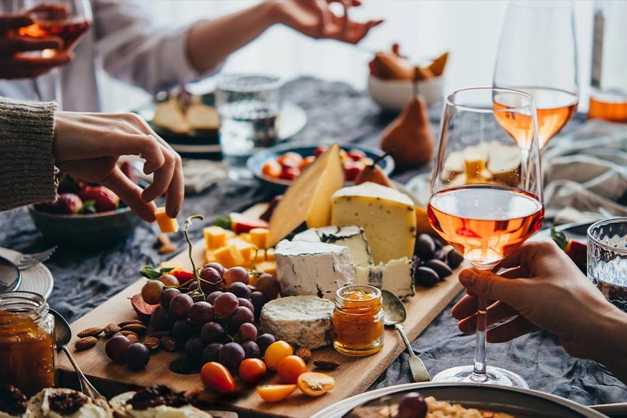 adventurous wine pairings with diverse food