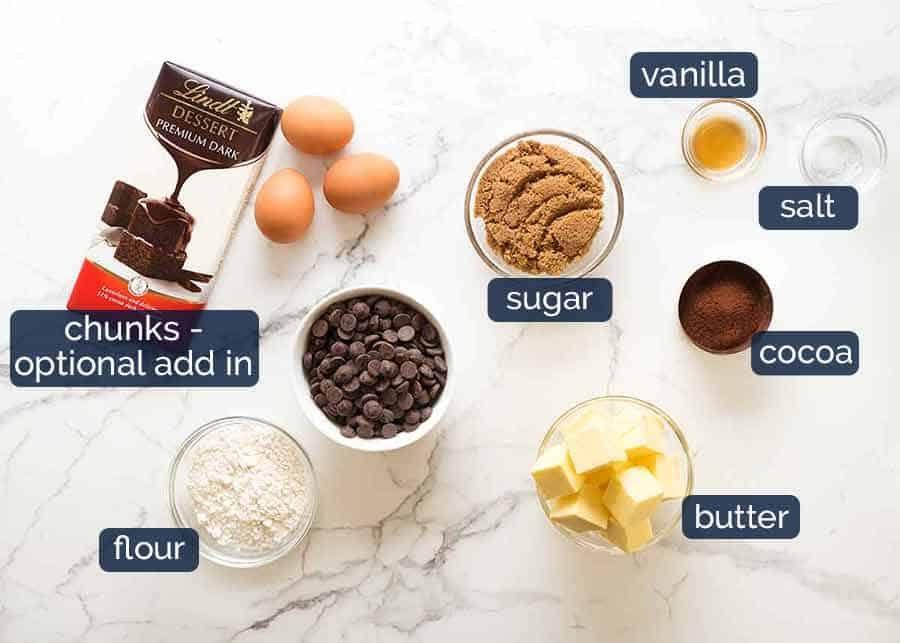 brownie ingredients