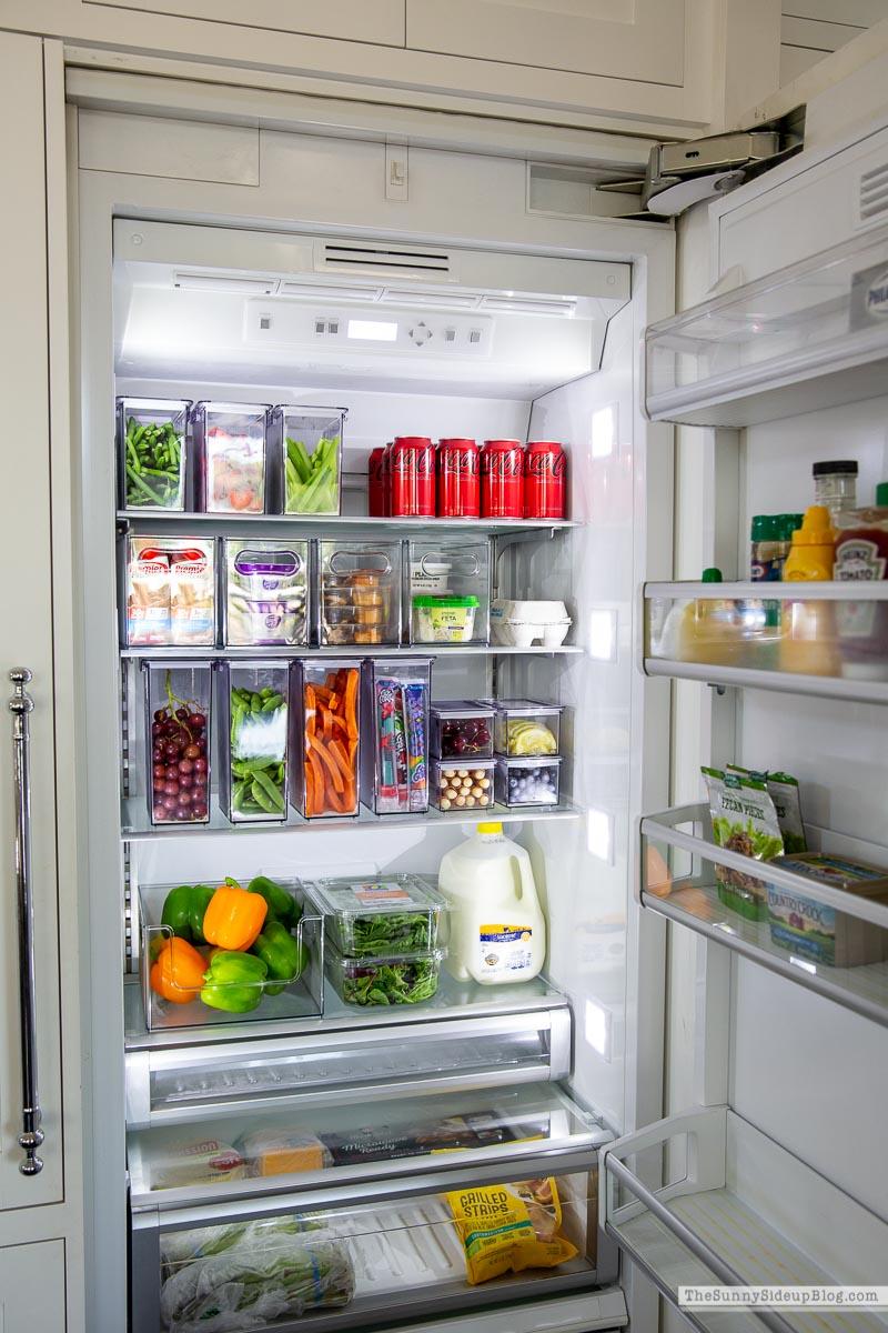 organized fridge