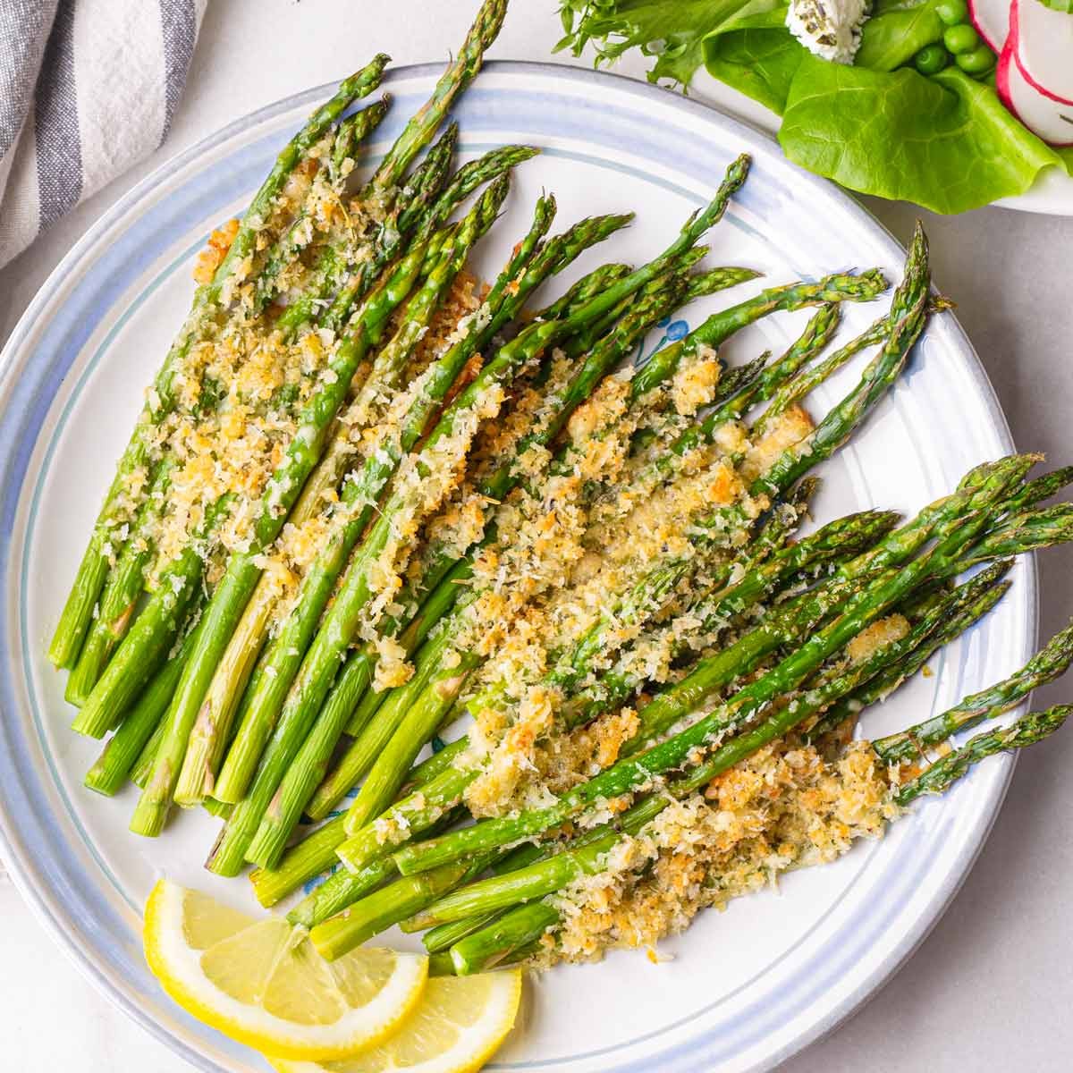 Champagne-Marinated Asparagus with Parmesan Shavings