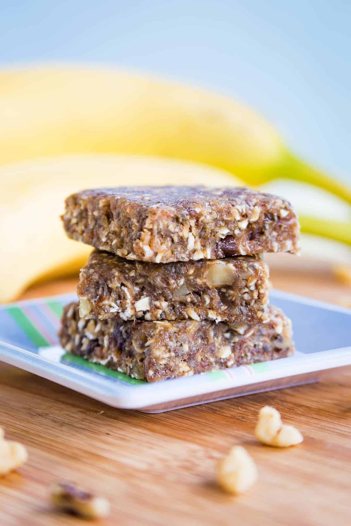 delicious no-bake banana bars
