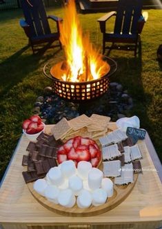 birthday bonfire pizza on an outdoor grill