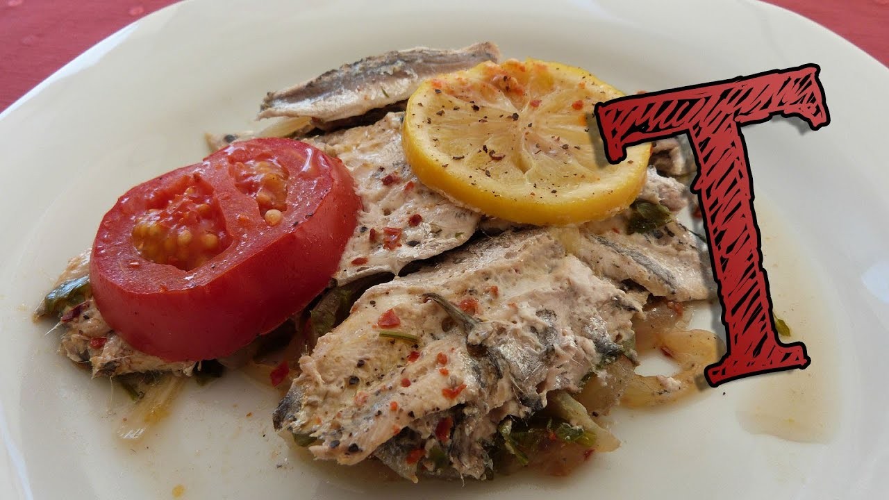 steamed anchovies with chili and lemon