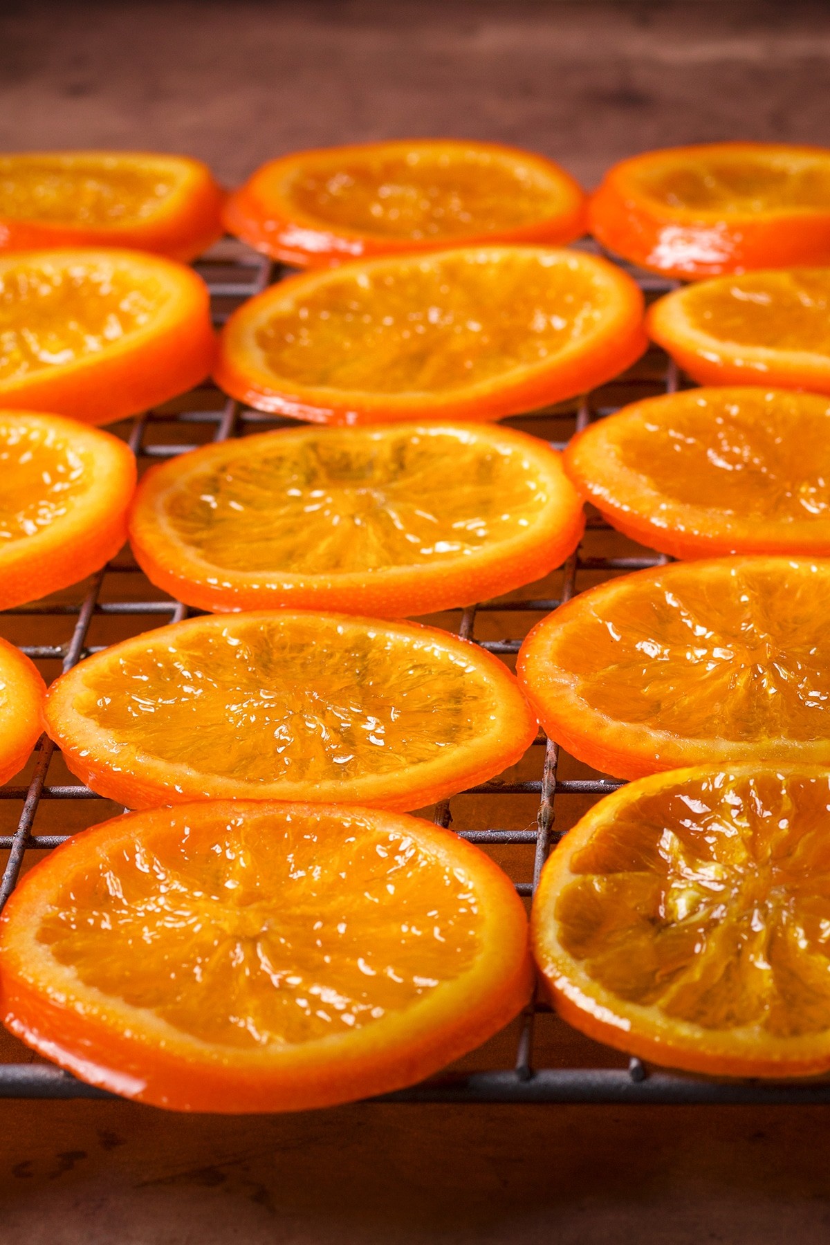 tangerine twists fresh out of the oven
