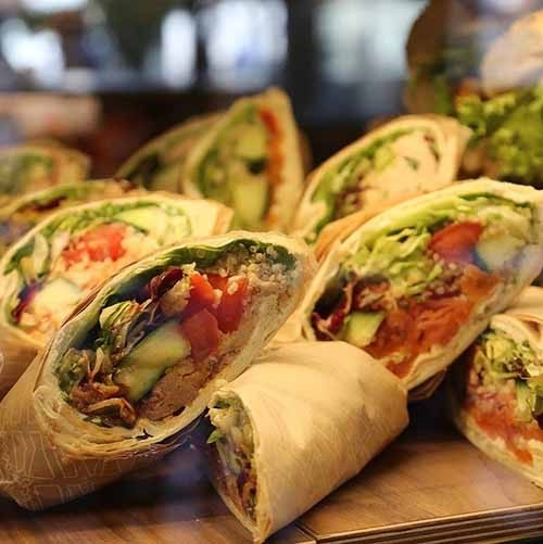 pineapple BBQ pulled pork roti wraps